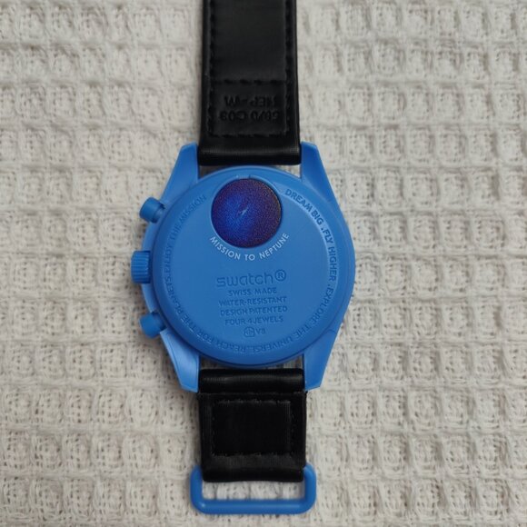 MISSION TO NEPTUNE - Bioceramic MoonSwatch Collection Swatch X Omega Moonswatch Mission To The NEPTUNE